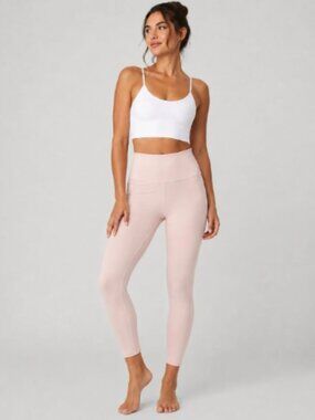 ALO Yoga | Pants & Jumpsuits | Alo Pink Cropped Legging Rn 8737